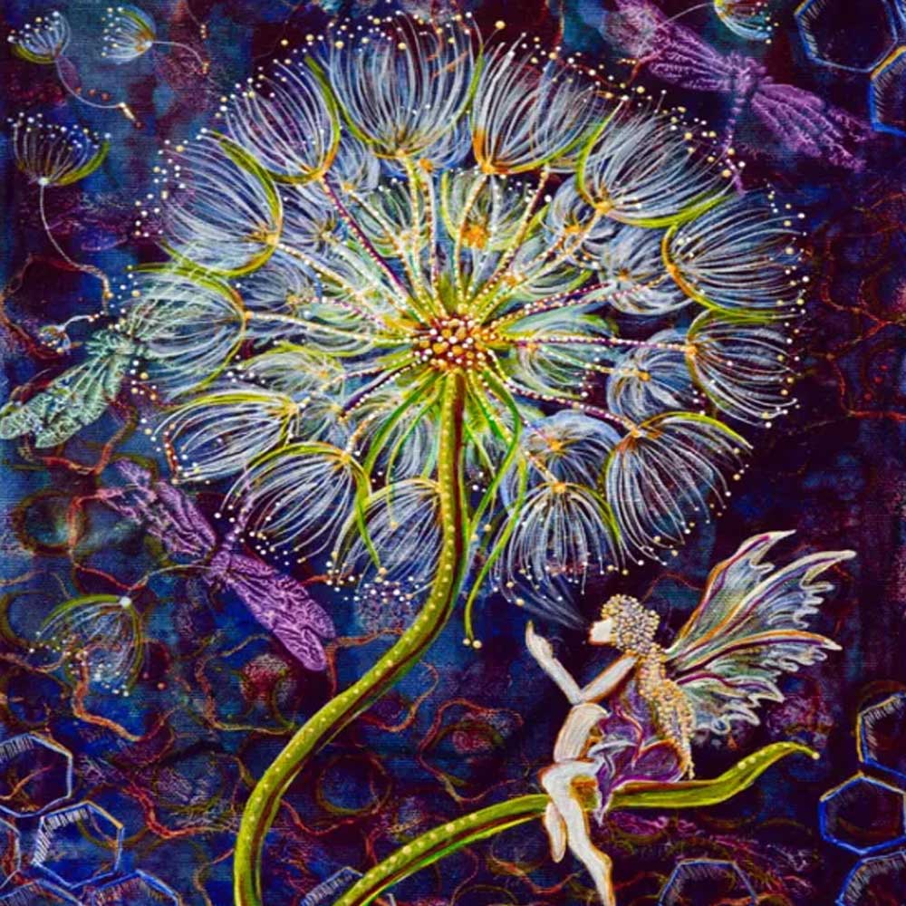 Blue Saffron Angels Under The Rainbow